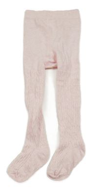 Světlerůžové vzorované punčocháče 