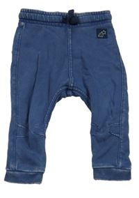 Tmavomodré tepláky H&M