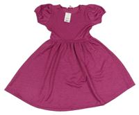 Nové - Růžové třpytivé balonové šaty George 