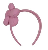 Růžová čelenka s květem