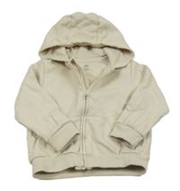 Béžová propínací mikina s kapucí F&F