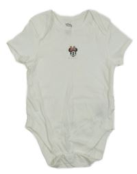 Bílé body s Minnie Primark 