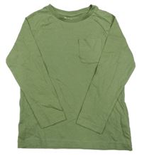 Khaki triko s kapsou Tu