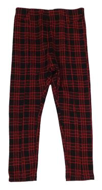 Černo-červené kostkované tregíny zn. Matalan