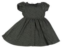 Černo-barevné třpytivé šaty George