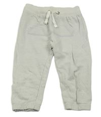 Světlešedé melírované tepláky s kapsou Topomini