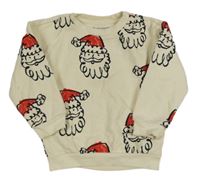 Smetanová vánoční mikina se Santy Nutmeg