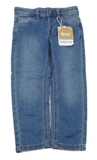 Nové - modré skinny teplákové rifle mayoral