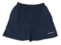 Tmavomodré plážové kraťasy s logem manguun