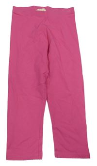 Tmavorůžové capri legíny H&M