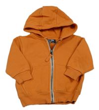 Cihlová propínací mikina s kapucí zn. Next