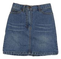 Modrá riflová sukně Crash One