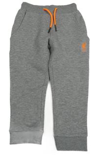 Šedé melírované fotbalové tepláky - Liverpool FC