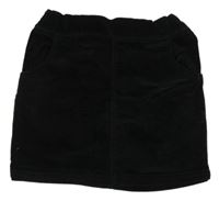 Černá manšestrová sukně Yigga