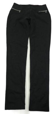 Černé tregíny s hvězdami a zipy C&A