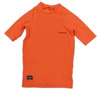 Neonově oranžové UV tričko Olaian