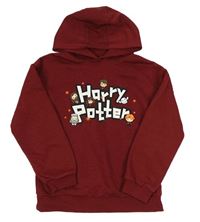 Vínová mikina s potiskem a kapucí - Harry Potter Primark