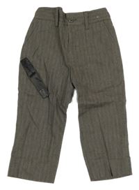 Nové - hnědé vzorované chino kalhoty Next