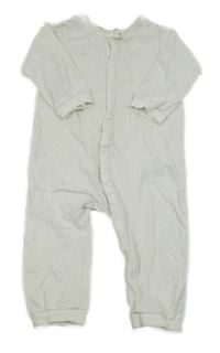 Bílý vzorovaný overal H&M