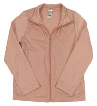 Světlerůžová sportovní funkční propínací mikina Decathlon