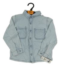 Nové - světlemodrá lehká riflová košile Dunnes 