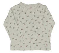 Bílé triko s kvítky Primark