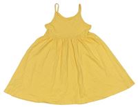 Žluté bavlněné šaty George