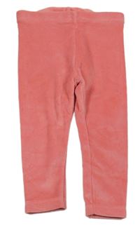 Růžové plyšové legíny Lupilu