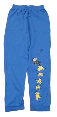 Modré lehké tepláky s Mimoni 