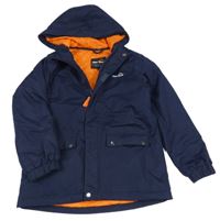 Tmavomodrá šusťáková lehce zateplená funkční bunda s kapucí Peter Storm