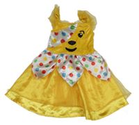 Kostým - Žluto-barevné tylové šaty - Pudsley George