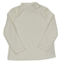 Bílé žebrované triko se stojáčkem Primark