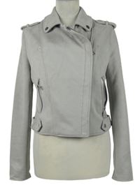 Dámský šedý semišový crop křivák River Island 