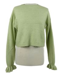 Dámský světlezelený crop svetr George 