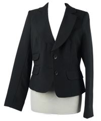 Dámské černé crop sako Laura Scott 