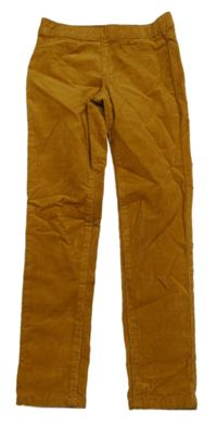 Medové elastické manšestráky H&M