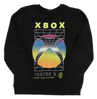 Černá mikina s potiskem x-box