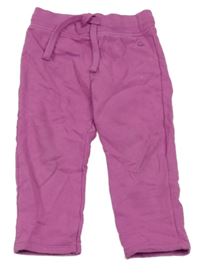 Fialovorůžové tepláky Benetton