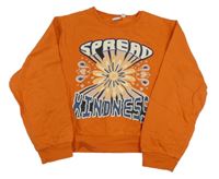 ORanžová crop mikina s potiskem Name it