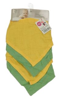 Nové - 4x slinták - 2x žlutý + 2x zelený 