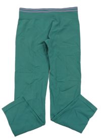 Zeleno-fialové sportovní funkční legíny H&M