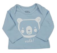Světlemodré tričko s medvědem 