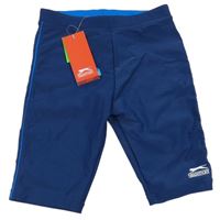 Nové - tmavomodré 3/4 UV kraťasy Slazenger 