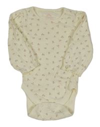 Smetanové květované body Next