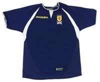 Tmavomodré sportovní tričko - Skotsko Diadora