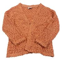 Oranžový pletený cardigan Topolino