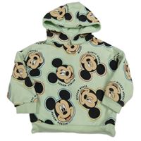 Zelenkavá mikina s Mickeym a kapucí Disney