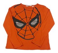 Červenooranžové triko se Spidermanem H&M