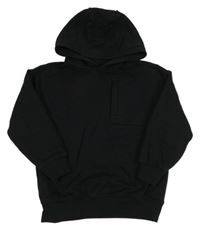 Černá mikina s kapsou a kapucí zn. Next