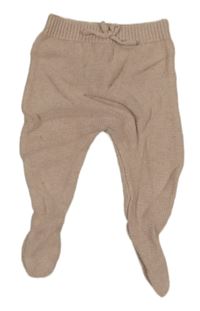 Starorůžové pletené polodupky Zara